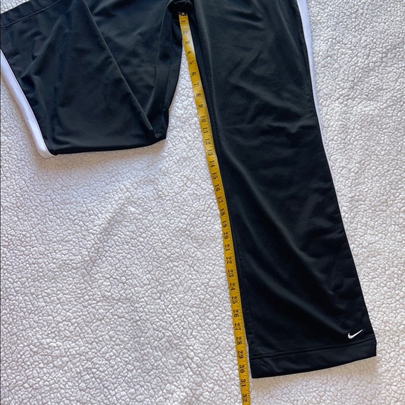 Nike Women's Black Joggers with Pink and White Stripes - Picture 4 of 12